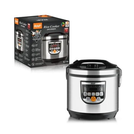 RAF Ηλεκτρικός Πολυμάγειρας Rice Cooker 5L 700W με Αντικολλητικό Μπολ και 12 Προγράμματα R.178 - Rice Cooker