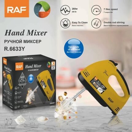 RAF Μίξερ Χειρός 100W R.6633Y - Hand Mixer