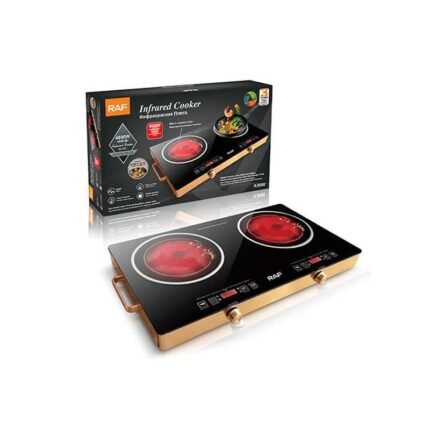 RAF Επιτραπέζια Εστία Κεραμική Διπλή 7000W R.8088 - Infrared Cooker R.8088